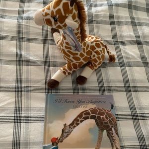 Hard cover “I’d know you Anywhere” book and matching plush